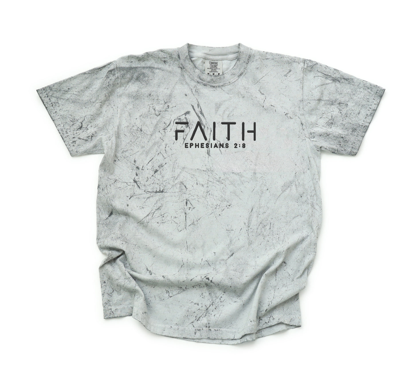 FAITH EPHESIANS 2:8 UNISEX TEE (PUFFED DESIGN)