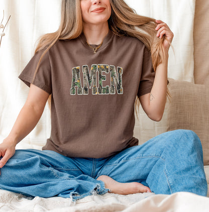CAMO AMEN UNISEX TEE