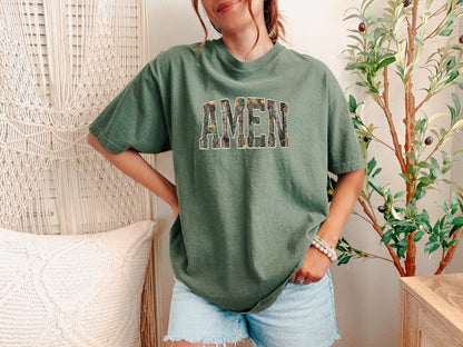 CAMO AMEN UNISEX TEE