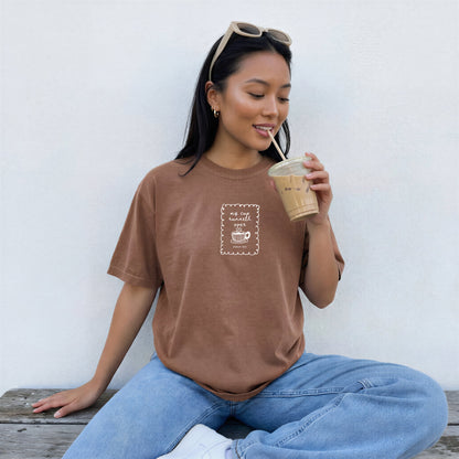 MY CUP RUNNETH OVER UNISEX TEE