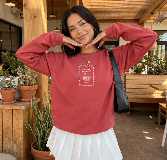 MY CUP RUNNETH OVER UNISEX SWEATSHIRT