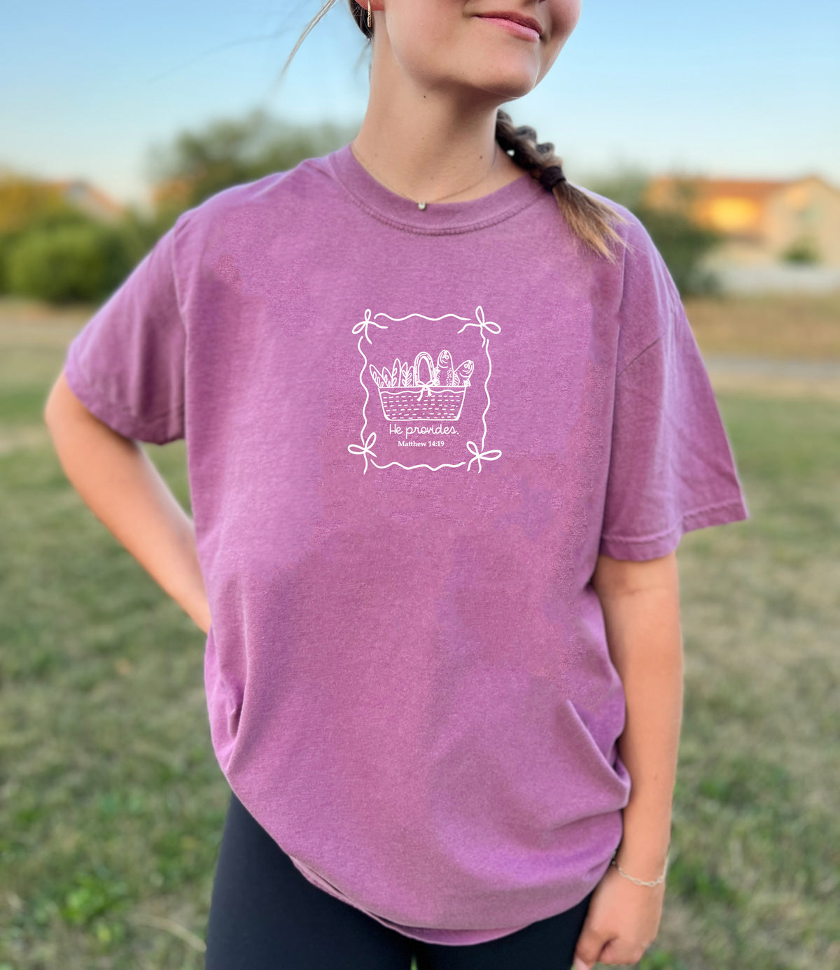 HE PROVIDES UNISEX TEE