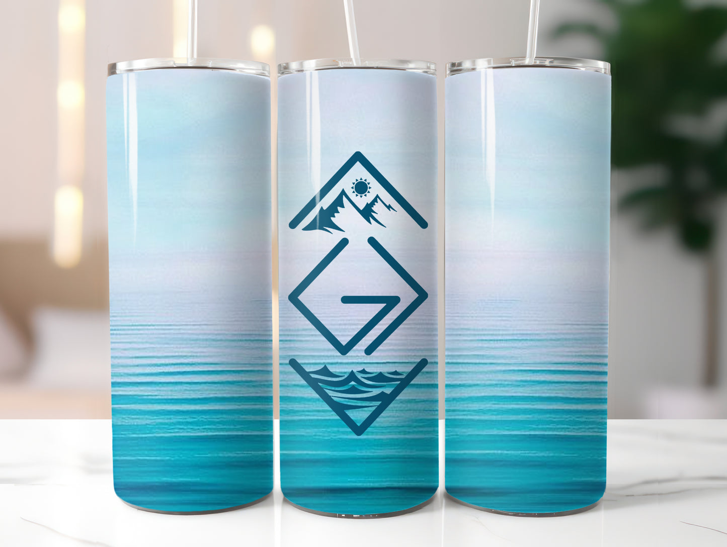 GOD IS GREATER THAN OUR HIGHS AND LOWS 20 OZ. STAINLESS STEEL SKINNY TUMBLER