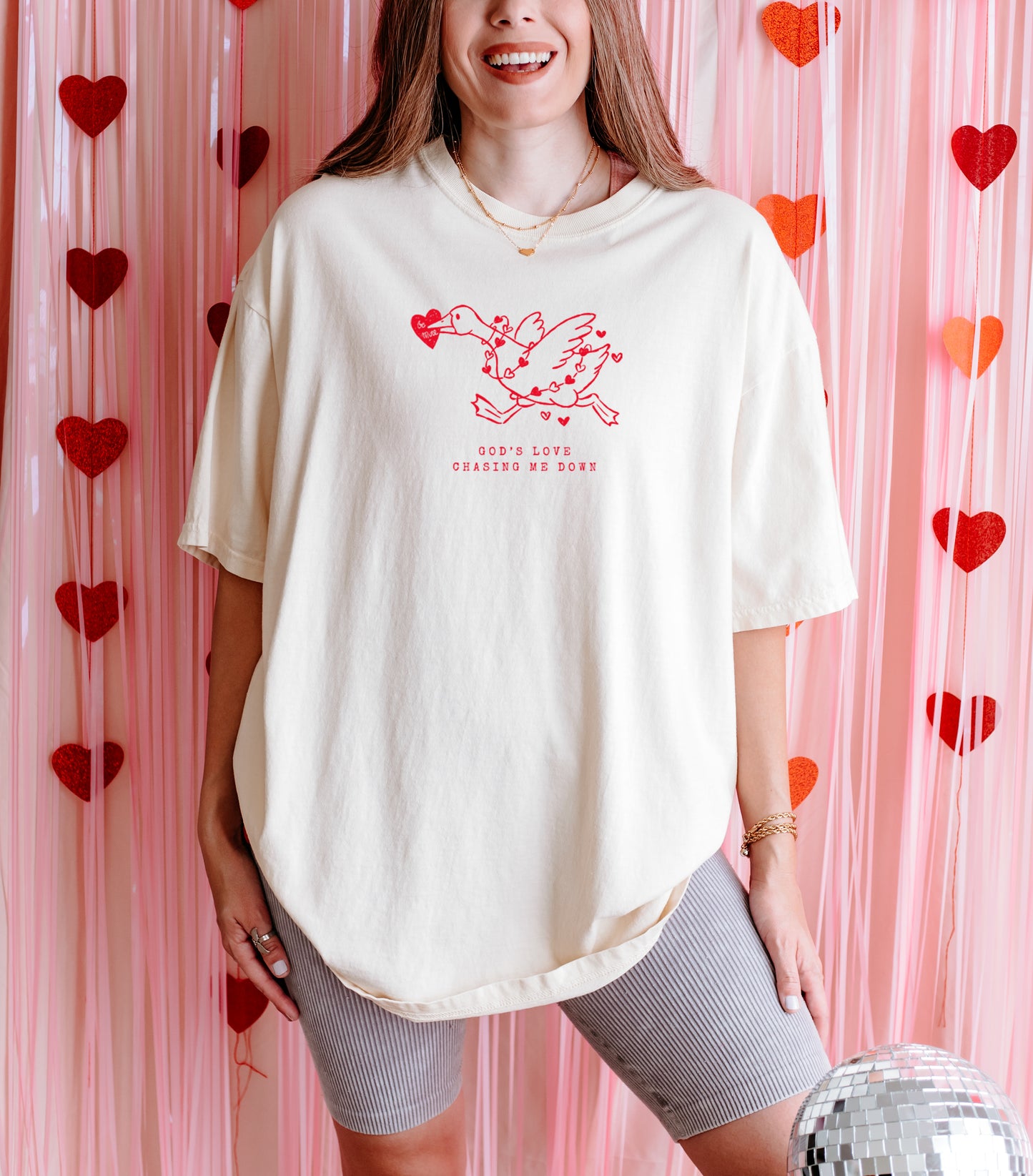 GOD'S LOVE CHASING ME DOWN UNISEX TEE
