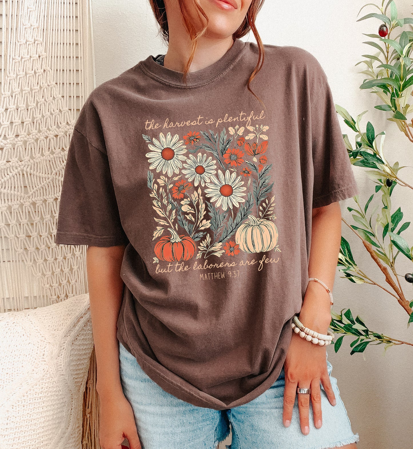THE HARVEST IS PLENTIFUL BUT THE LABORERS ARE FEW UNISEX TEE