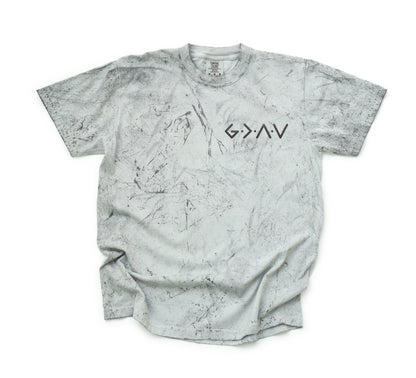 GOD IS GREATER THAN OUR HIGHS AND LOWS UNISEX SMOKE TEE (PUFFED DESIGN)