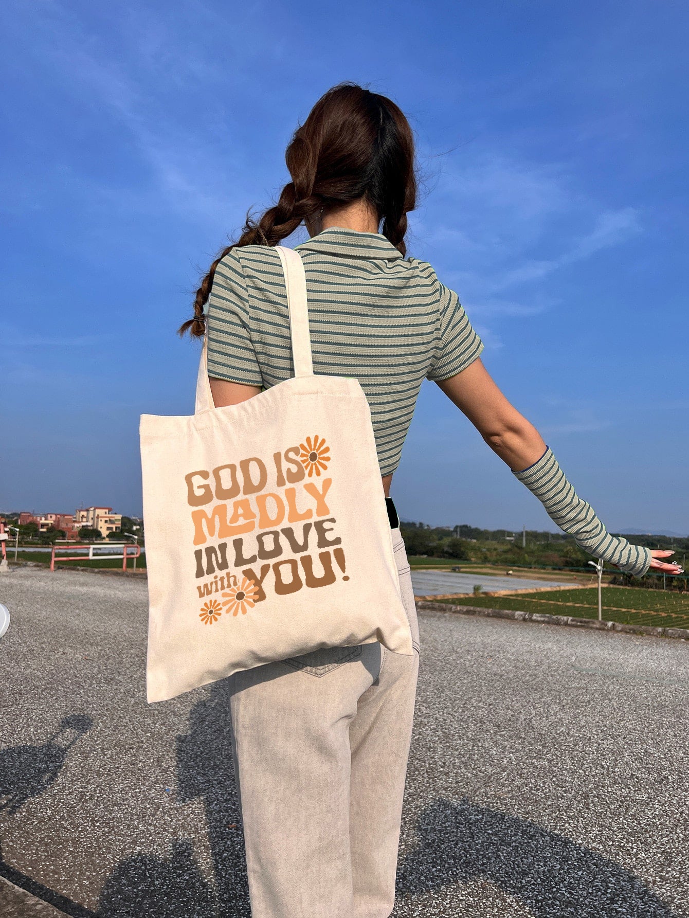 GOD IS MADLY IN LOVE WITH YOU TOTE BAG