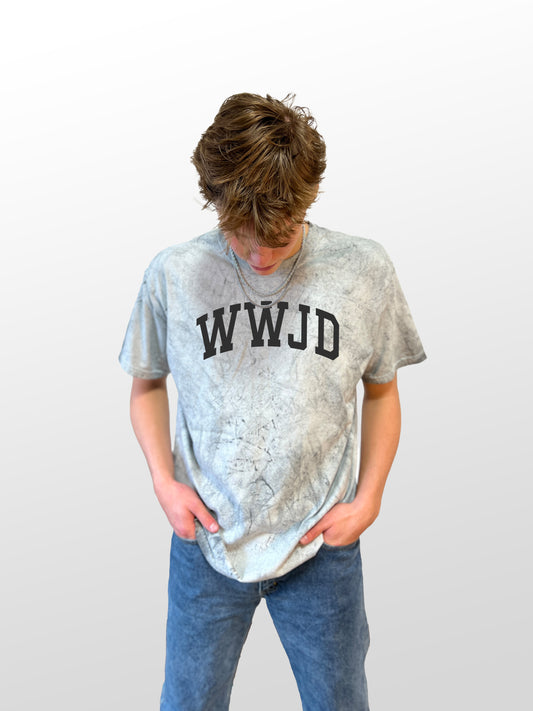 WWJD UNISEX SMOKE TEE (PUFFED DESIGN)