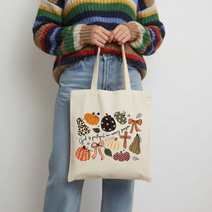 GOD IS FAITHFUL IN EVERY SEASON  TOTE BAG