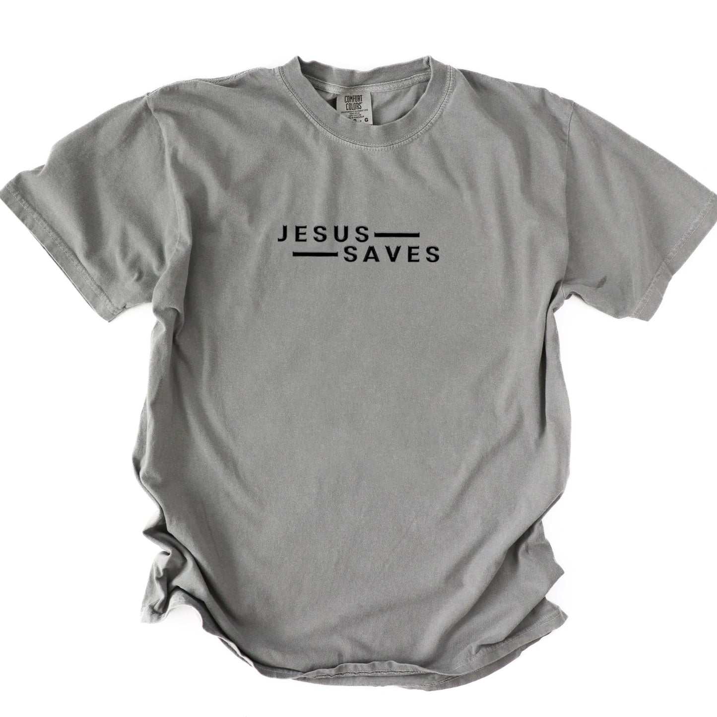 JESUS SAVES UNISEX TEE (PUFFED DESIGN)