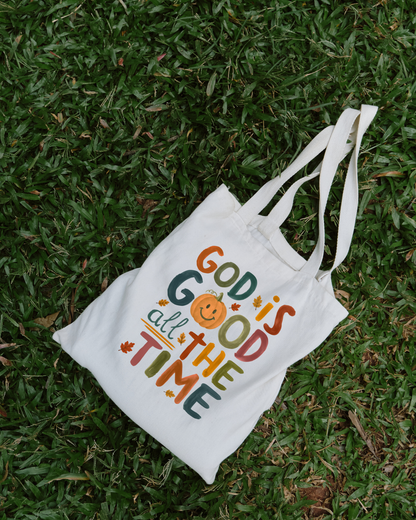 GOD IS GOOD ALL THE TIME TOTE BAG
