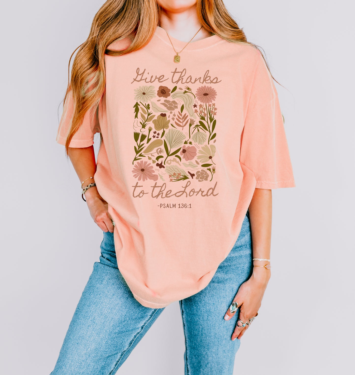 GIVE THANKS TO THE LORD UNISEX TEE