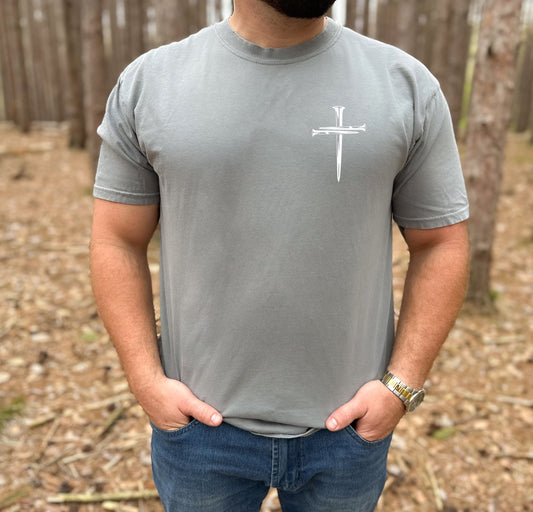 CROSS OF NAILS UNISEX MENS TEE