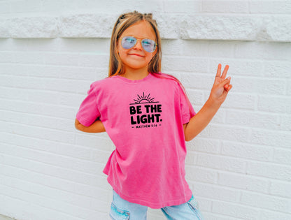 BE THE LIGHT YOUTH TEE