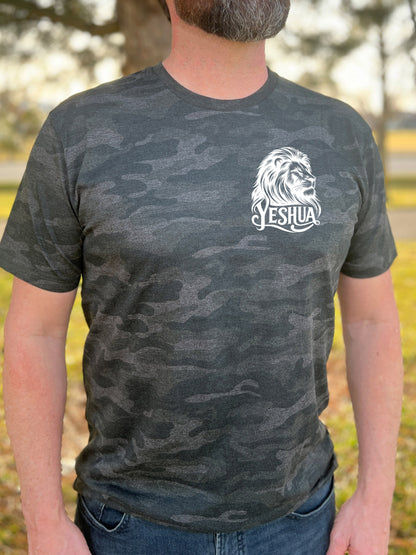 YESHUA LION CAMO UNISEX TEE