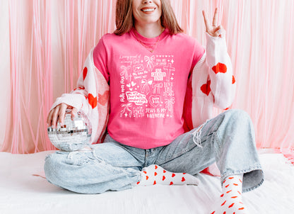 JESUS IS MY VALENTINE UNISEX TEE
