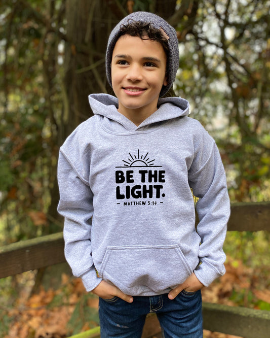 BE THE LIGHT YOUTH HOODIE