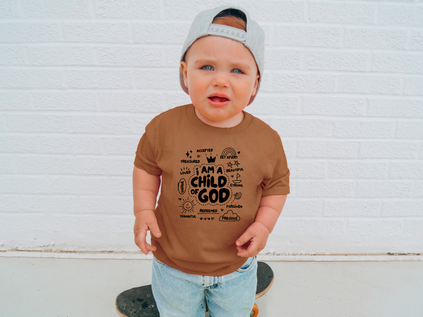 I AM A CHILD OF GOD TODDLER TEE