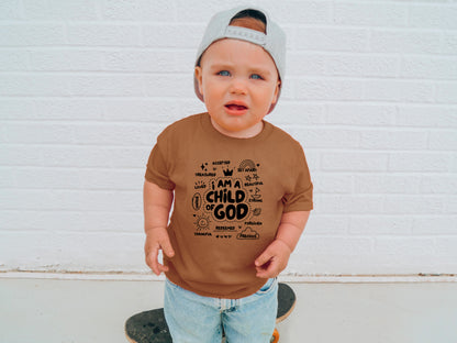 I AM A CHILD OF GOD TODDLER TEE