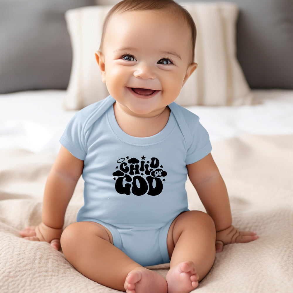 "CHILD OF GOD" BODYSUIT IN BLUE