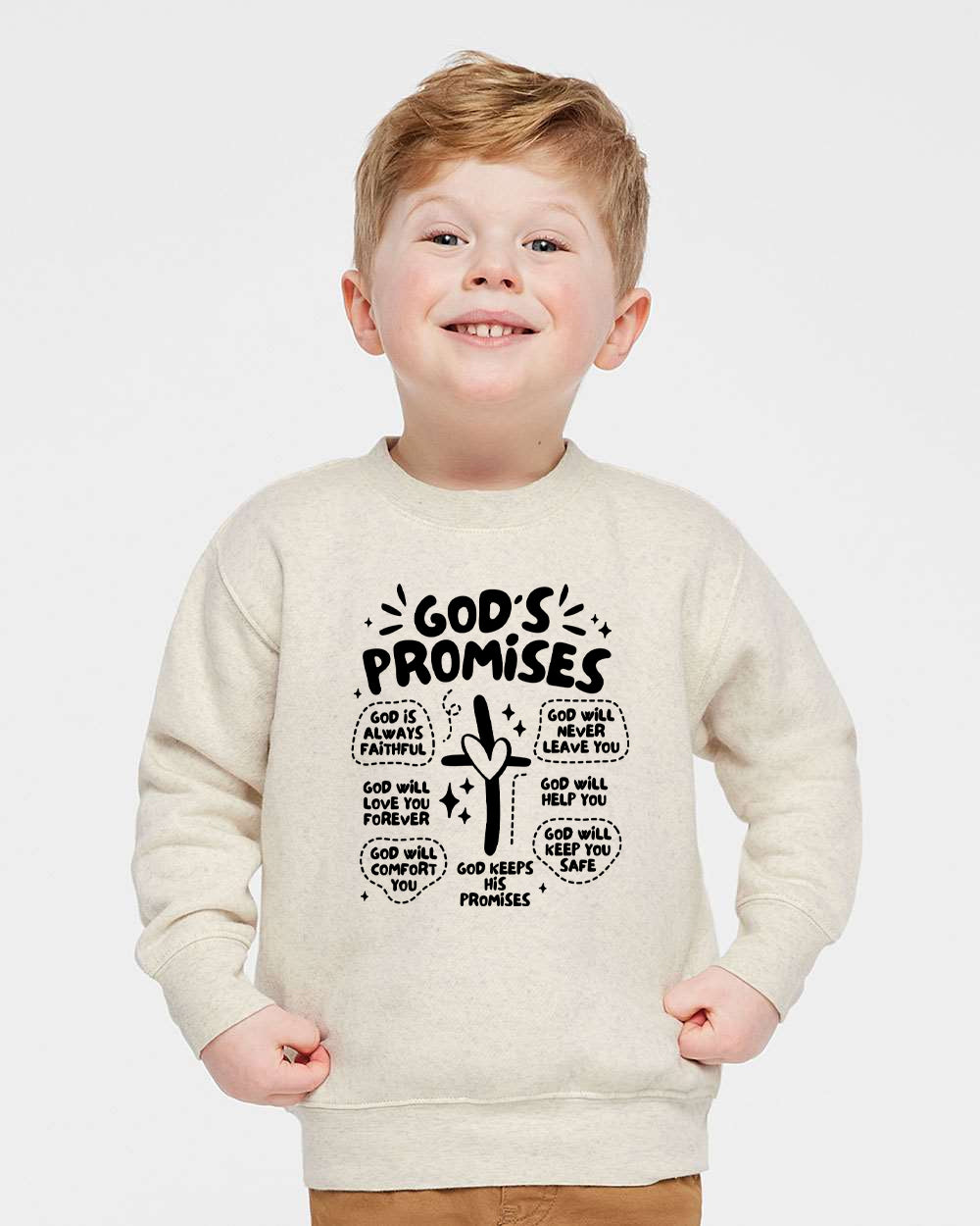 GOD'S PROMISES TODDLER SWEATSHIRT