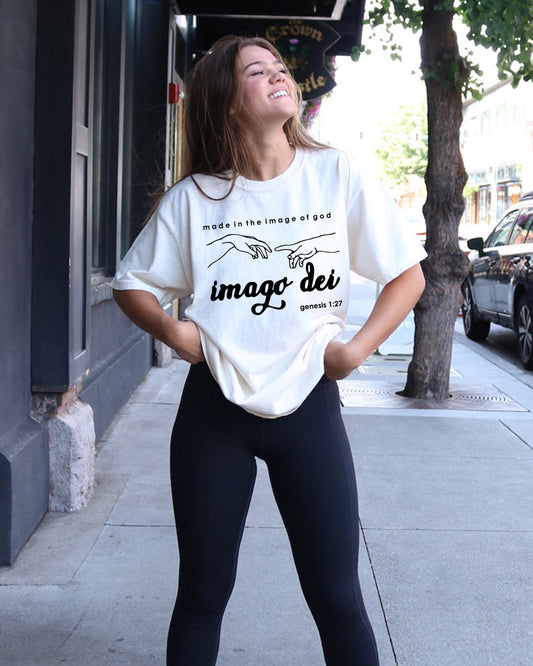 IMAGO DEI MADE IN THE IMAGE OF GOD UNISEX TEE