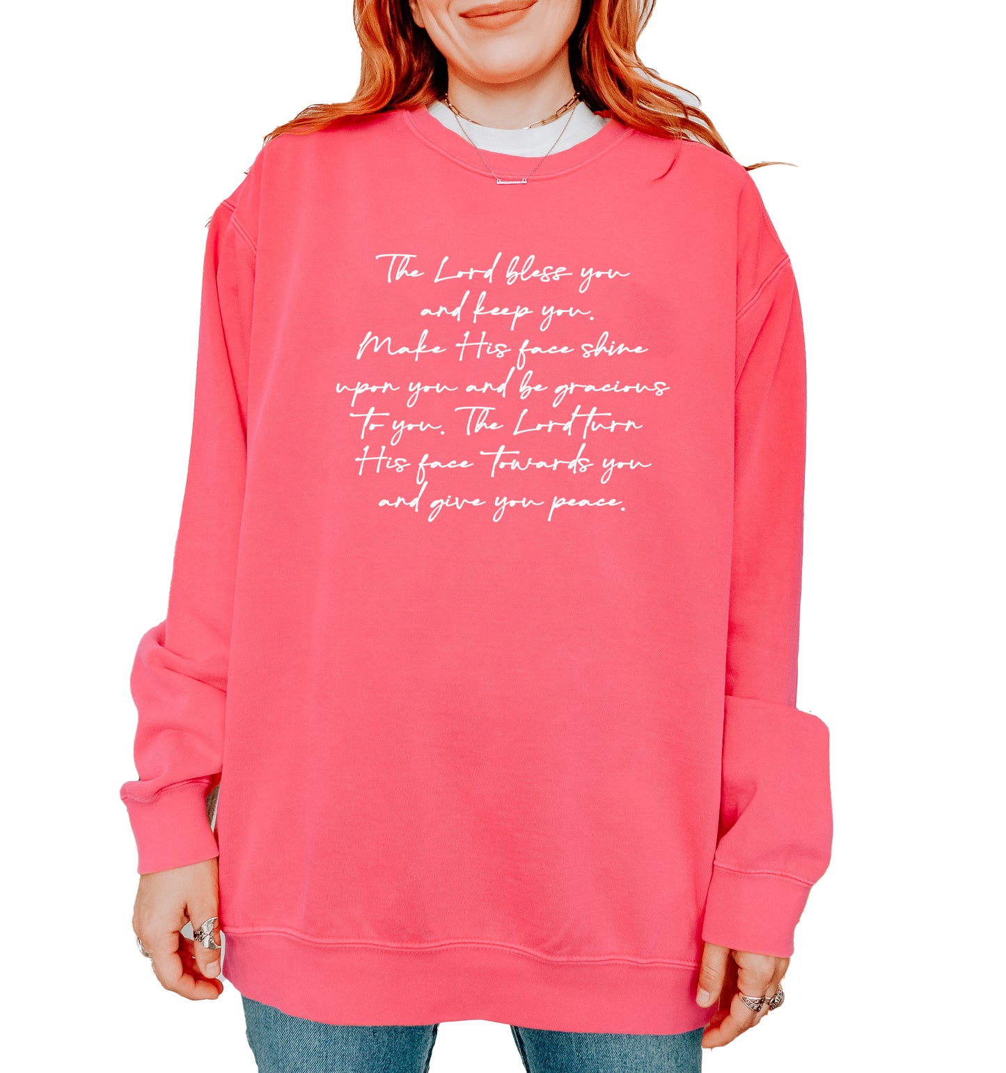 LORD BLESS YOU AND KEEP YOU UNISEX SWEATSHIRT