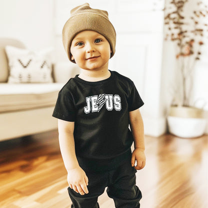 JESUS TODDLER BLACK TEE