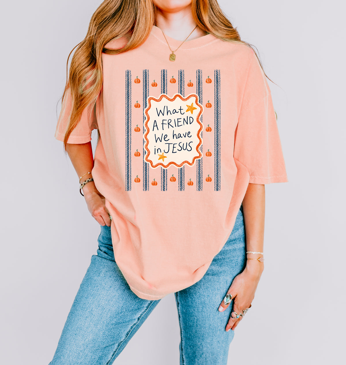 FALL "WHAT A FRIEND WE HAVE IN JESUS" UNISEX TEE