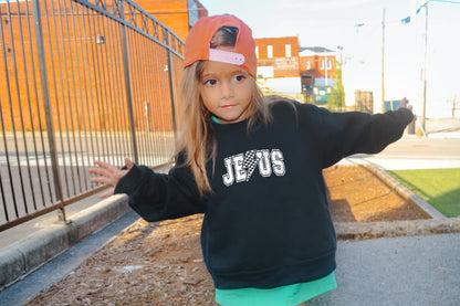 JESUS TODDLER BLACK SWEATSHIRT