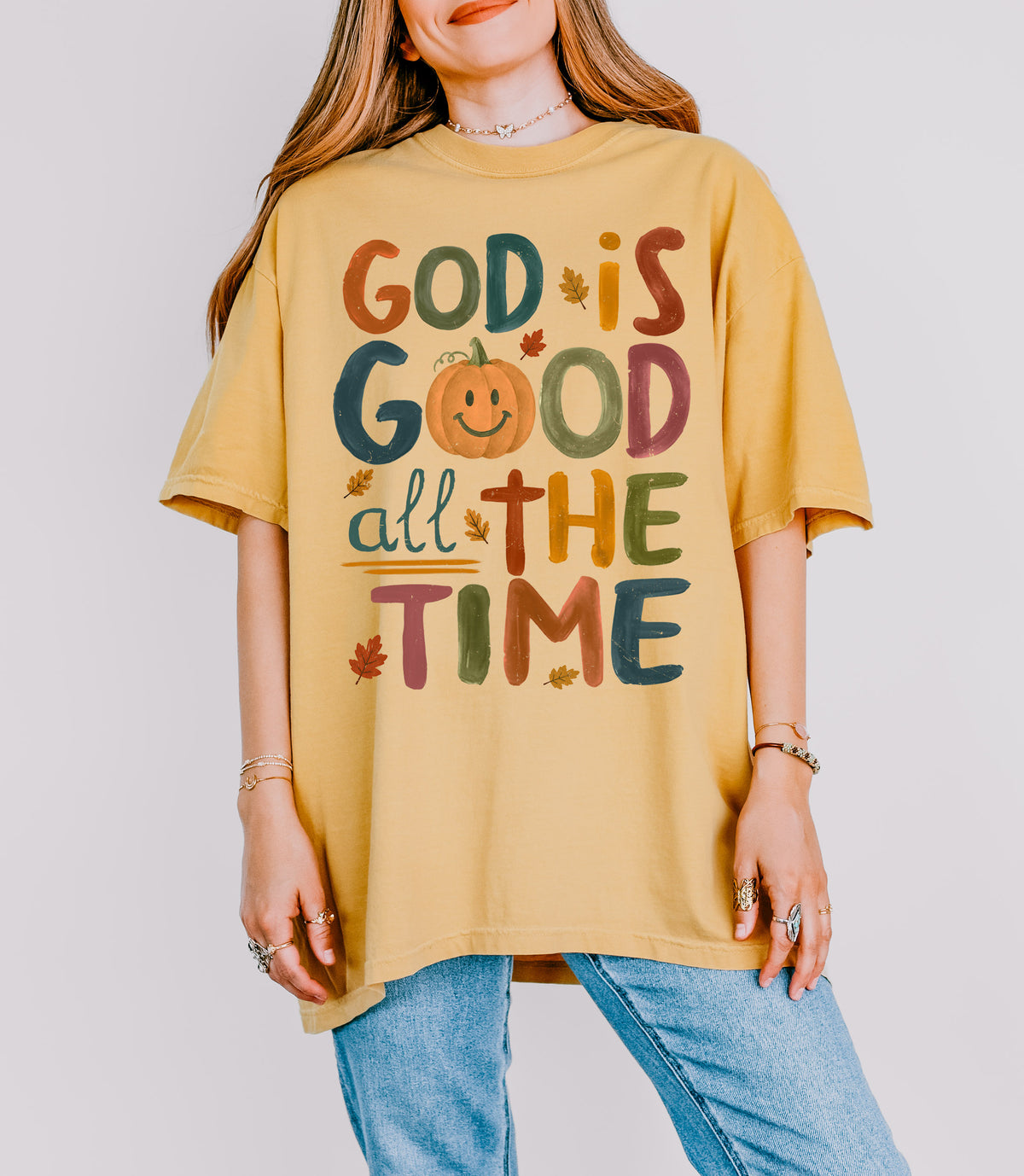 FALL "GOD IS GOOD ALL THE TIME" UNISEX TEE