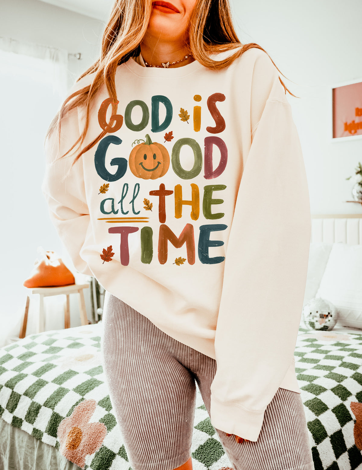 FALL "GOD IS GOOD ALL THE TIME" UNISEX SWEATSHIRT