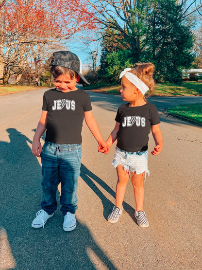 JESUS TODDLER BLACK TEE