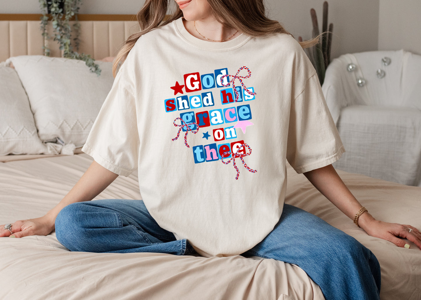 GOD SHED HIS GRACE ON THEE UNISEX TEE