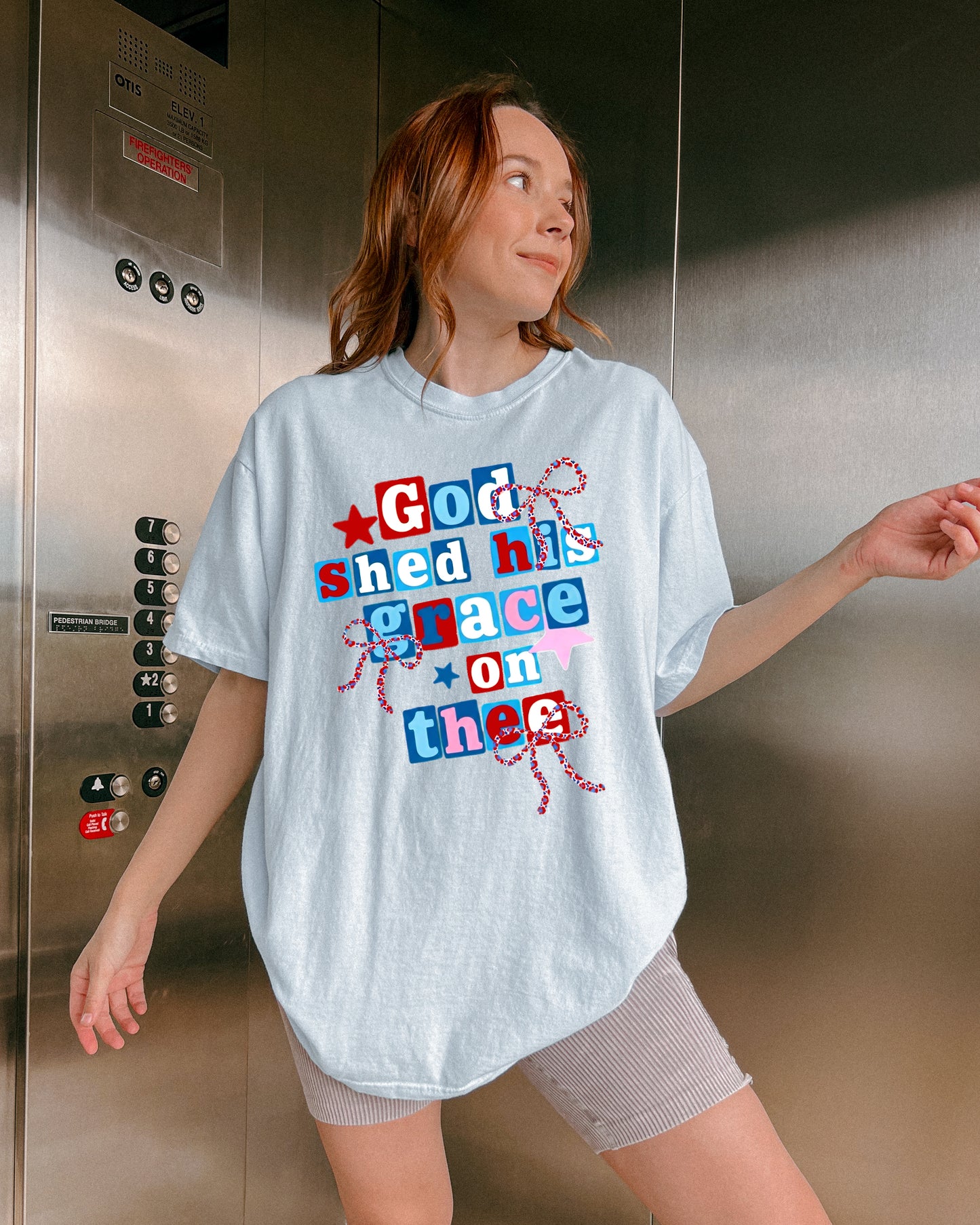 GOD SHED HIS GRACE ON THEE UNISEX TEE