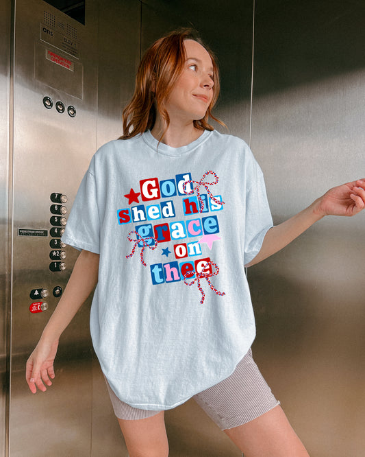 GOD SHED HIS GRACE ON THEE UNISEX TEE