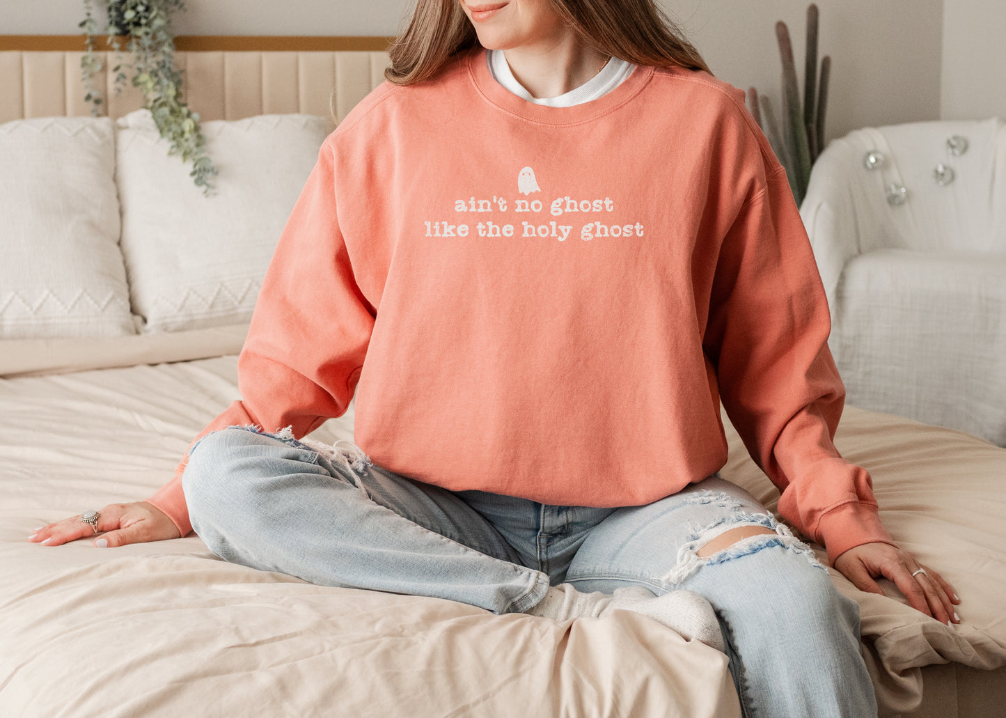 AIN'T NO GHOST LIKE THE HOLY GHOST UNISEX SWEATSHIRT
