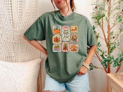 GIVE THANKS TO THE LORD COLLAGE UNISEX TEE