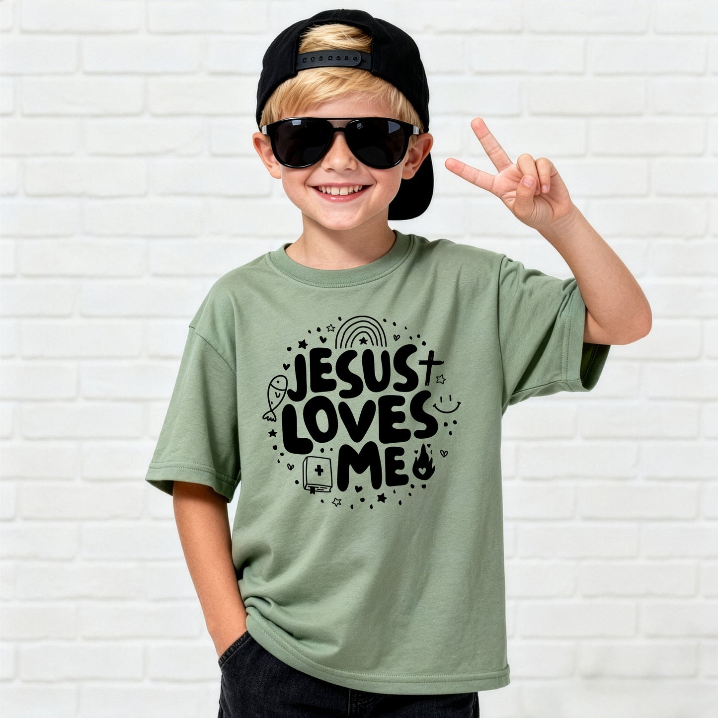 JESUS LOVES ME TODDLER TEE