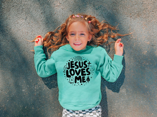 JESUS LOVES ME TODDLER SWEATSHIRT