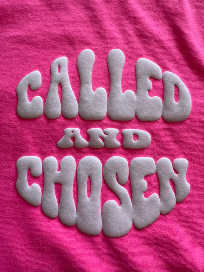 PUFFY CALLED AND CHOSEN NEON COLORS UNISEX TEE