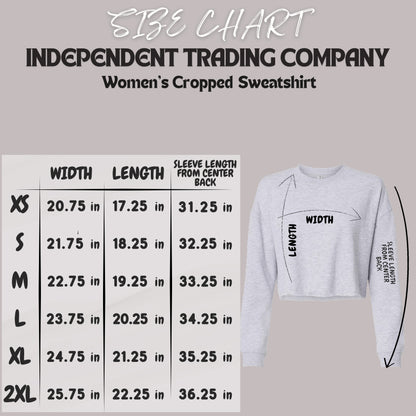 PRAISE GOD PUFFY WOMEN'S CROPPED SWEATSHIRT